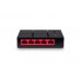 Mercusys Switch 5 Puertos RJ45 10/100/1000Mbps - Ancho de Banda de Hasta 10Gbps - Diseño Compacto - Plug & Play - Tecnologia Verde