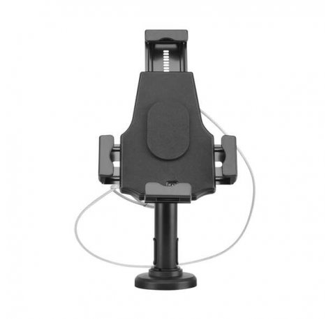 Aisens Soporte Antirobo de Sobremesa / Pared Ajustable (1 Pivote) para Tablet - Color Negro