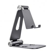 Aisens Soporte de Sobremesa Tamaño XL Ajustable (2 Pivotes) para Movil / Tablet - Color Gris