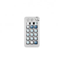 Mars Gaming MSD-NEO Dispositivo de Control para Retransmisiones/Streaming, Trabajo, Gaming - 15 Teclas LCD y 1 Boton Dual - 1 Rueda de Control - Software Personalizable - 149x76x39mm - Color Blanco