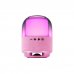 Mars Gaming MS-FLOW Altavoz Bluetooth de 15W - Luces RGB 360 Grados - Bateria de 2000mAh - Compacto - Alcance hasta 10m - Color Rosa