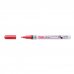 Pentel Paint Marker Marcador de Pintura - Punta Fina 2.9mm - Permanente en todas las Superficies - Resistente a Luz y Agua - Cuerpo de Aluminio - Color Rojo Perla (12 uds)