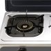 Muvip Parrilla de Acero Inoxidable - Quemador de Hierro Fundido - Quemadores desmontables - Base Antideslizante - Dimensiones: 71X37X12.3 cm - Color Plateado