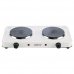 Muvip Cocina Electrica de 2 Placas 2000W - 5 Niveles de Potencia - Termostato con Sistema de Seguridad