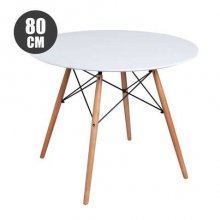 Muvip Mesa Redonda Design D500 80cm - Color Blanco Muvip Mesa Redonda Design D500 80cm - Color Blanco