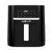 Muvip Freidora Aire Caliente 7 Litros 1800W Pantalla Tactil - 10 Programas de Coccion - Color Negro