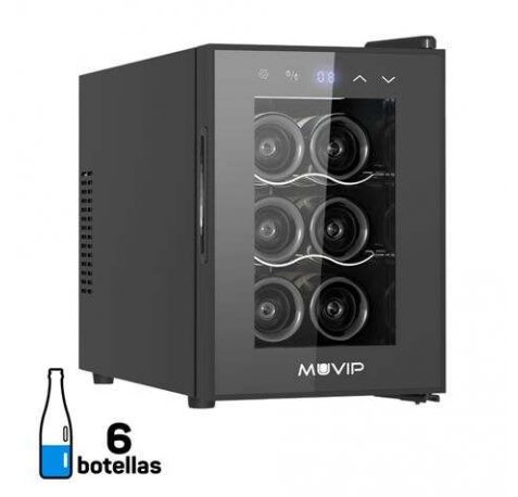 Muvip Vinoteca 6 Botellas - 58W - 39cm