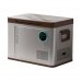 Muvip Nevera Compresor Portatil 41 Litros - Temperatura entre -20º/+20º - 60W - Doble Zona - Asas de Transporte - Compresor silencioso - Color Plata/Marron