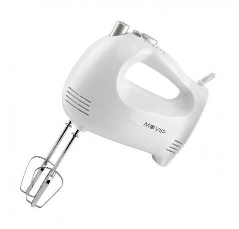 Muvip Batidora Amasadora de Mano para Reposteria 400W - 5 Velocidades - 2 Conjuntos de Varillas - Boton Turbo