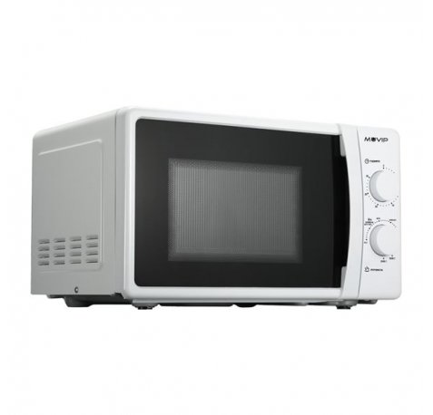 Muvip Microondas - Capacidad 20L - Potencia 700W - Grill 800W - 5 Niveles de Potencia - Temporizador 30min - Descongelacion - Color Blanco