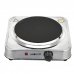 Muvip MV0644 Cocina Electrica de 1 Placa 1500W - Acero Inoxidable - 5 Niveles de Potencia - Termostato con Sistema de Seguridad