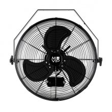 Muvip Ventilador Industrial de Pared Exterior - 140W - 3 Velocidades - Resistente a Agua y Polvo - Ajuste de Inclinacion - Color Negro