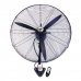 Muvip Ventilador Industrial de Pared - 230W - 3 Velocidades - Oscilante - Mando a Distancia - Color Negro