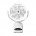 Muvip MV0665 Ventilador de Pinza Portatil 6" - 5 Velocidades - Angulo Ajustable hasta 180Âº - Autonomia hasta 16h - Bateria 10000mAh - Color Blanco