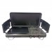 Muvip MV0666 Cocina de Gas Premium - Plancha + Doble Quemador - Protectores contra el Viento - Color Negro