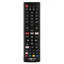 Muvip MV0668 Mando Universal para LG - Botones de Acceso Rapido a Netflix y Prime Video - Color Negro