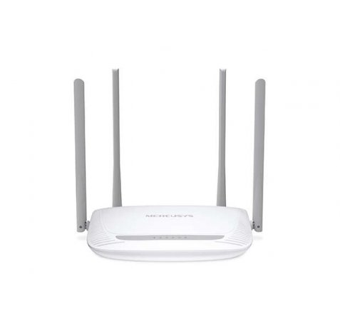 Mercusys Router Inalambrico N 300Mbps - 4 Puertos 10/100Mbps - 4 Antenas 5dBi - Tecnologia 2x2 MIMO - Hasta 500m2 cobertura WiFi