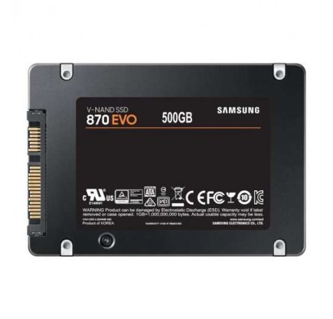Samsung 870 EVO Disco Duro Solido SSD 500GB 2.5" SATA3