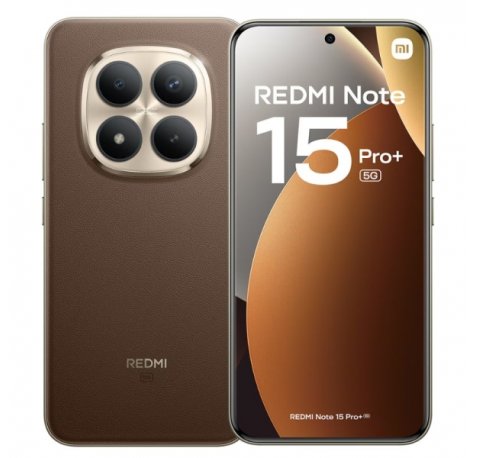 Xiaomi Redmi Note 15 Pro+ 5G Smartphone Pantalla AMOLED 6.83" 1.5K 120Hz - 8Gb - 256GB - Snapdragon 7s Gen 4 - Camara 200 MP OIS + 8 MP - Bateria 6500 mAh con Carga 100W HyperCharge - IP68 - Color Marron