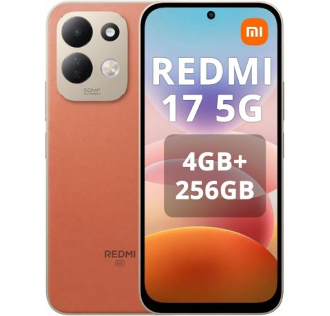 Xiaomi Redmi 17 5G Smartphone Pantalla 6.99" - 4GB - 256GB - Camara Principal 50MP - Bateria 7700mAh - Color Naranja