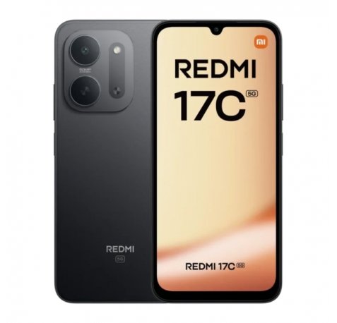Xiaomi Redmi 17C 5G Smartphone Pantalla 6.9" - 4GB - 128GB - Camara Principal 50MP - Bateria 6000mAh - Color Negro
