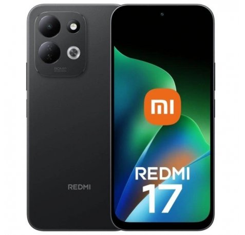 Xiaomi Redmi 17 Smartphone Pantalla 6.99" - 4GB - 128GB - Camara Principal 50MP - Bateria 7700mAh - Color Negro