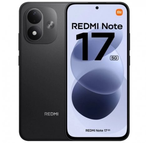 Xiaomi Redmi Note 17 5G Smartphone Pantalla 6.99" - 6GB - 256GB - Camara Principal 50MP - Bateria 770mAh - Color Negro