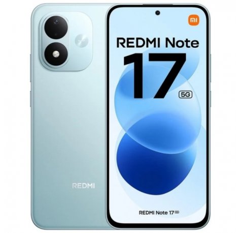 Xiaomi Redmi Note 17 5G Smartphone Pantalla 6.99" - 6GB - 256GB - Camara Principal 50MP - Bateria 770mAh - Color Azul