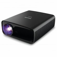 Philips Proyector LED - FullHD 1080p - Bluetooth - Proyecion hasta 80 Pulgadas - WiFi - Correccion de Imagen Automatica - Altavoces Integrados - HDMI - USB - Jack 3.5mm - Color Negro