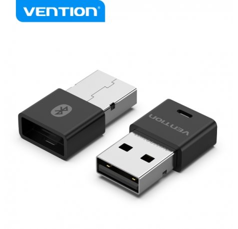 Vention NAHB0 Adaptador USB Bluetooth 5.3 - Audio 24 bits/192 kHz - Emparejamiento 5 dispositivos - Alcance 20m - Color Negro