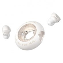 Vention Tiny T17 Auriculares Bluetooth 5.3 con Estuche de Carga - True Wireless - 6h Autonomia - LED - Color Beige