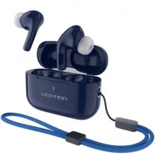 Vention Echo Lite E11 Plus Auriculares Intraurales Inalambricos - Bluetooth 6.0 - Autonomia hasta 6h - Estuche con Bateria de 250mAh - Color Azul
