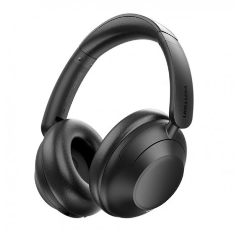 Vention Echo Clarity Hybrid Auriculares Supraaurales Inalambricos - Bluetooth 6.0 - Alcance 10m - Incluye Accesorios - Cancelacion Activa de Ruido ANC - Color Negro