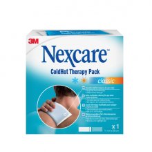 Nexcare Coldhot Therapy Compresa para Termoterapia - Frio o Calor Superficial - Incluye Funda Protectora - Color Blanco