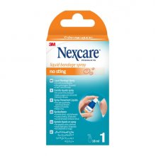 Nexcare Aposito Liquido - 18ml - Sin Alcohol - Secado Rapido - Impide Entrada de Agua - Transpirable - Color Transparente
