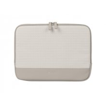 Natec Mussel 2 Funda par Portatiles de 14.1" - Resistente a Salpicaduras y Humedad - Delgada y Resistente - Color Beige