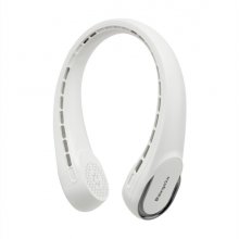 Orbegozo NF 4500 Ventilador de Cuello Refrescante - Motor DC - 3 Velocidades - Salida de Aire 360 - Silencioso - Bateria de 3600mAH - Color Blanco