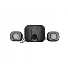 Natec Pug Altavoces 2.1 11W RMS - DiseÃ±o Compacto con Subwoofer Dedicado - AlimentaciÃ³n USB - Plug and Play - Color Negro