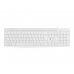 Natec Nautilus Teclado  Multimedia USB - 106 Teclas Membrana - Resistente a Salpicaduras - Color Blanco