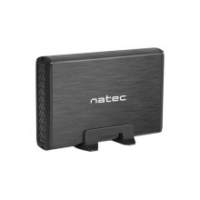 Natec Rhino Caja Externa para Discos HDD/SSD SATA 3.5" - USB 3.0 - DiseÃ±o Robusto y Elegante - Plug and Play - Color Negro
