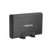 Natec Rhino Caja Externa para Discos HDD/SSD SATA 3.5" - USB 3.0 - DiseÃ±o Robusto y Elegante - Plug and Play - Color Negro
