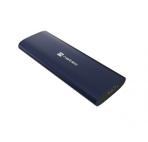 Natec Rhino Lite M.2 Caja Externa para Discos SSD M.2 - NVME/PCIe - USB-C 3.2 - Compatible con Discos de Hasta 10TB - Color Azul