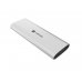 Natec Rhino Lite M.2 Caja Externa para Discos SSD M.2 - NVME/PCIe - USB-C 3.2 - Compatible con Discos de Hasta 10TB - Color Plata