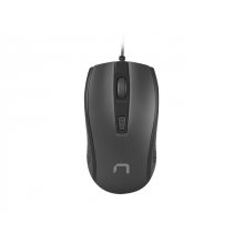 Natec Hoopoe 2 Raton Optico - 1600 dpi - Cable de 1,8 mtrs - 4 Botones - Color Negro