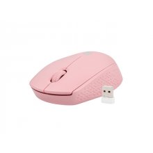 Natec Stork Raton Optico Inalambrico - 1600 dpi - Adaptador USB - 3 Botones - Color Rosa