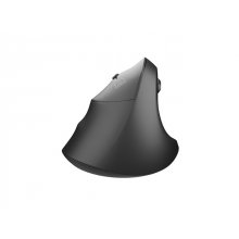 Natec Crake 2 Left Raton Optico Vertical Inalambrico - DiseÃ±o para Zurdos - 2.400 dpi - Bluetooth + 2,4Ghz - 6 Botones - Color Negro