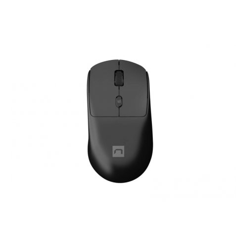 Natec Hawk 2 Raton Laser Inalambrico Ergonomico - 3200 dpi - Adaptador USB - 4 Botones - Color Negro