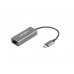 Natec Cricket Adaptador de Red Ethernet USB-C 3.1 a RJ45 1GB - Transferencia de Datos Rapida y Fiable - Color Gris