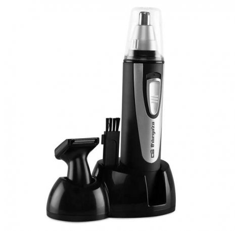 Orbegozo NO 3500 Corta Pelos - Practico y Seguro para Nariz - Orejas - Barba y Bigote - Resistente al Agua - sin Cables - Cabezales Intercambiables - Comodo y Facil de Usar