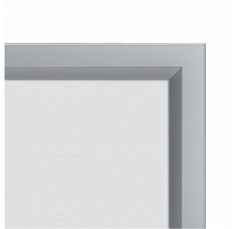 Nobo Porta Posters Clip Aluminio A4 - Marco Anodizado - Cambio Rapido y Sencillo - Blanco